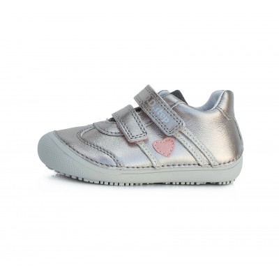 D.D. step barefoot dievčenská detská celokožená obuv S063-348 A Bronze